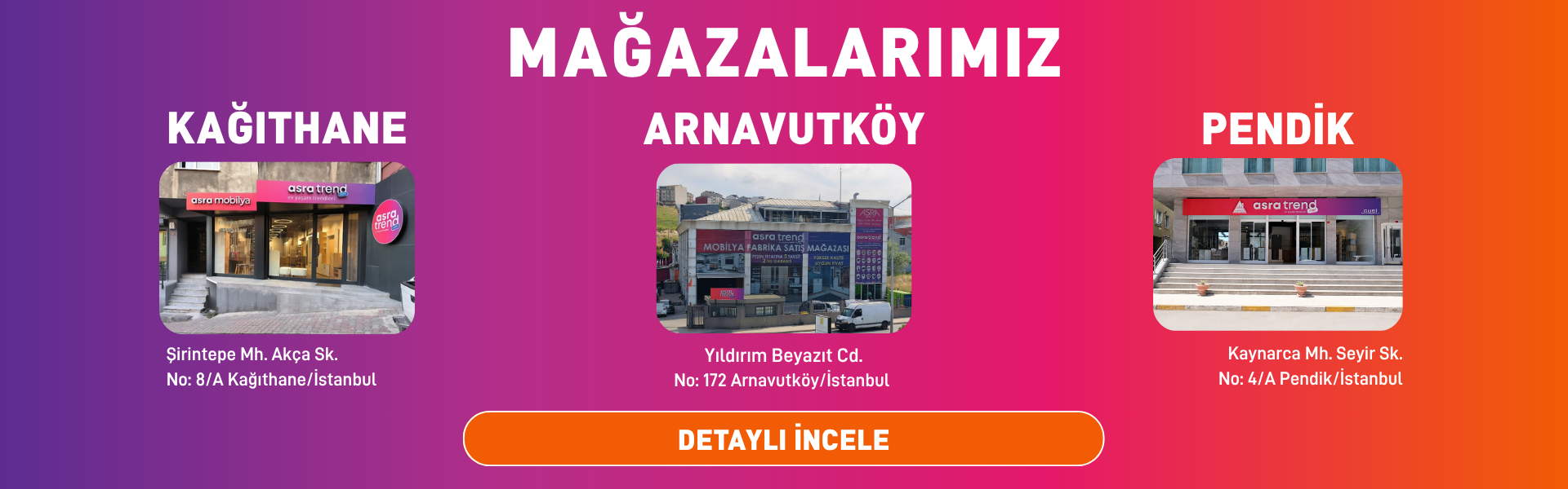 Mağazalarımız