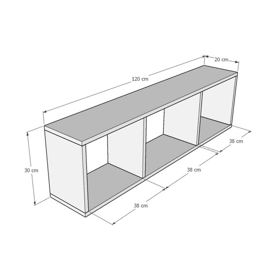 Çalışma Masası-Beyaz-ÇMT-01 (120 cm)