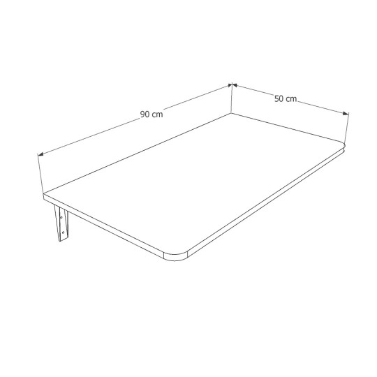 Duvara Monte Katlanır Masa DMM-01 (90 cm)