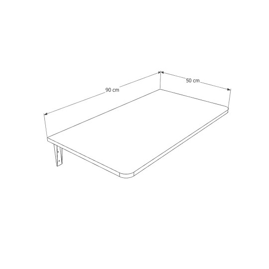 Duvara Monte Katlanır Masa DMM-04 (90 cm)