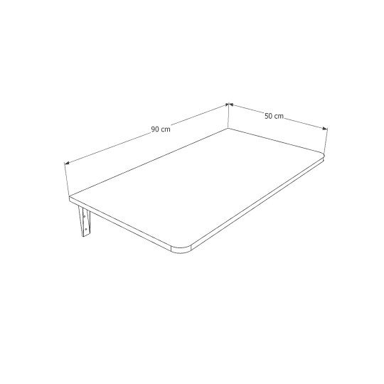 Duvara Monte Katlanır Masa DMM-07 (90 cm)