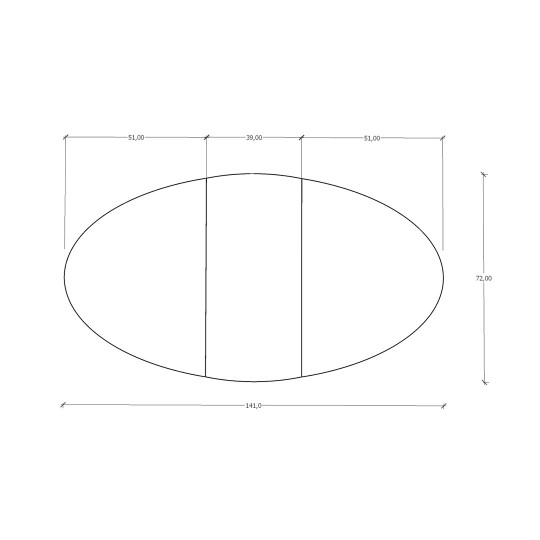 Katlanır Masa KM-05 (141 cm)