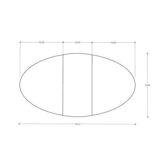 Katlanır Masa KM-06 (141 cm)