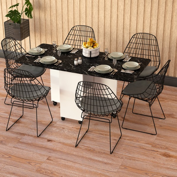 Katlanır Masa & Kiler Dolabı Seti KM-15 + MK-11 Katlanır Masa & Kiler Dolabı Seti KM-15 + MK-11