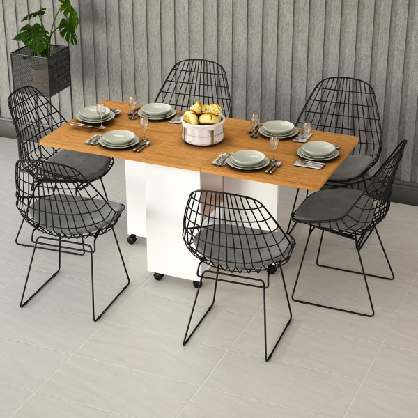 Katlanır Masa & Kiler Dolabı Seti KM-16 + MK-13 Katlanır Masa & Kiler Dolabı Seti KM-16 + MK-13