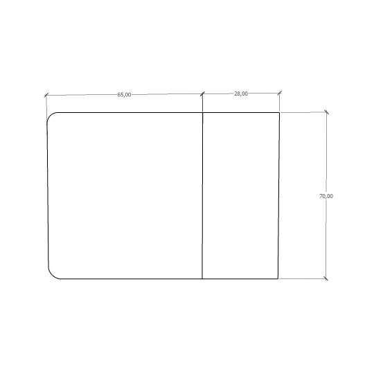 Katlanır Masa KM-20 (70 cm)