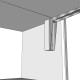 Masalı Dolap-MD001-Petra & Antrasit (80 cm)