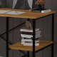 Raflı Metal Çalışma Masası Metal-ÇM-01 Petra (120 cm)