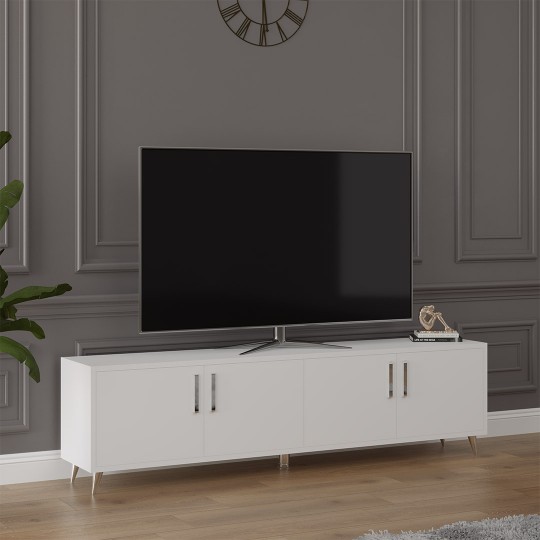 TV Ünitesi Beyaz T-01 (160 cm)
