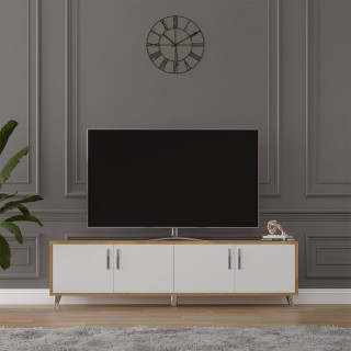 TV Ünitesi Beyaz  & Petra T-03 (160 cm)
