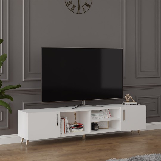 TV Ünitesi Beyaz T-09 (180 cm)