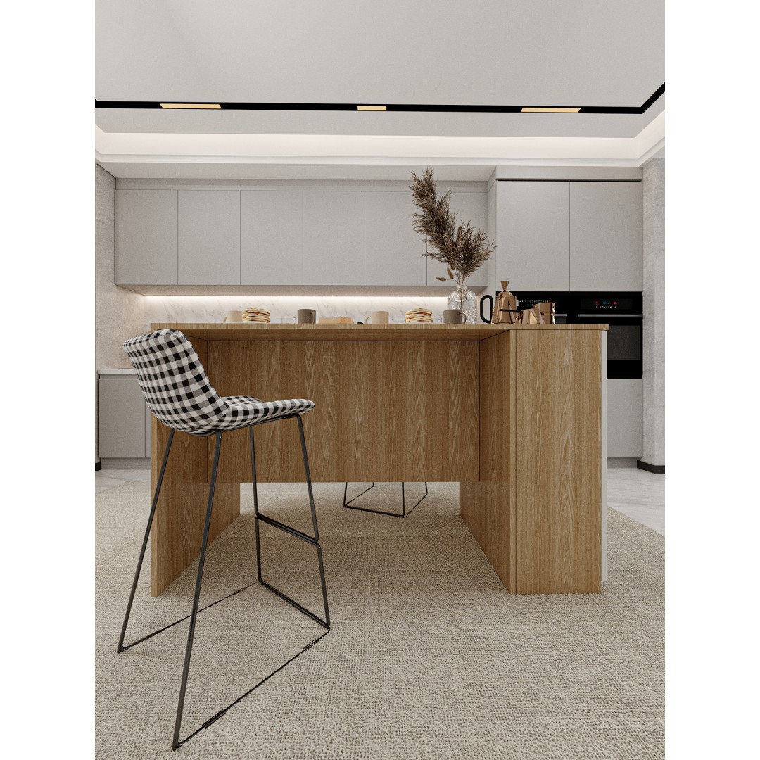 %100 MDFLAM 150cm Dolaplı Yüksek Mutfak Adası Yemek ve Bar Masası MA-04 %100 MDFLAM 150cm Dolaplı Yüksek Mutfak Adası Yemek ve Bar Masası MA-04