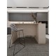 %100 MDFLAM 150cm Dolaplı Yüksek Mutfak Adası Yemek ve Bar Masası MA-04 %100 MDFLAM 150cm Dolaplı Yüksek Mutfak Adası Yemek ve Bar Masası MA-04