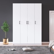 %100 MDFLAM 4 Kapaklı Gardrop 120cm G-08