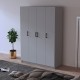 %100 MDFLAM 4 Kapaklı Gardrop 120cm G-08