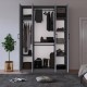 %100 MDFLAM 4 Kapaklı Gardrop 120cm G-08