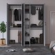 %100 MDFLAM 5 Kapaklı 150cm Gardrop G-09