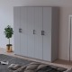 %100 MDFLAM 5 Kapaklı 150cm Gardrop G-09