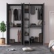 %100 MDFLAM 5 Kapaklı 150cm Gardrop G-09