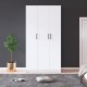 %100 MDFLAM 3 Kapaklı Gardrop 90cm G-07