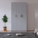 %100 MDFLAM 3 Kapaklı Gardrop 90cm G-07