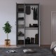 %100 MDFLAM 3 Kapaklı Gardrop 90cm G-07