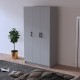 %100 MDFLAM 3 Kapaklı Gardrop 90cm G-07