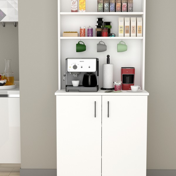 %100 MDFLAM Kahve Köşesi Çok Amaçlı Mutfak Dolabı KAHVE01