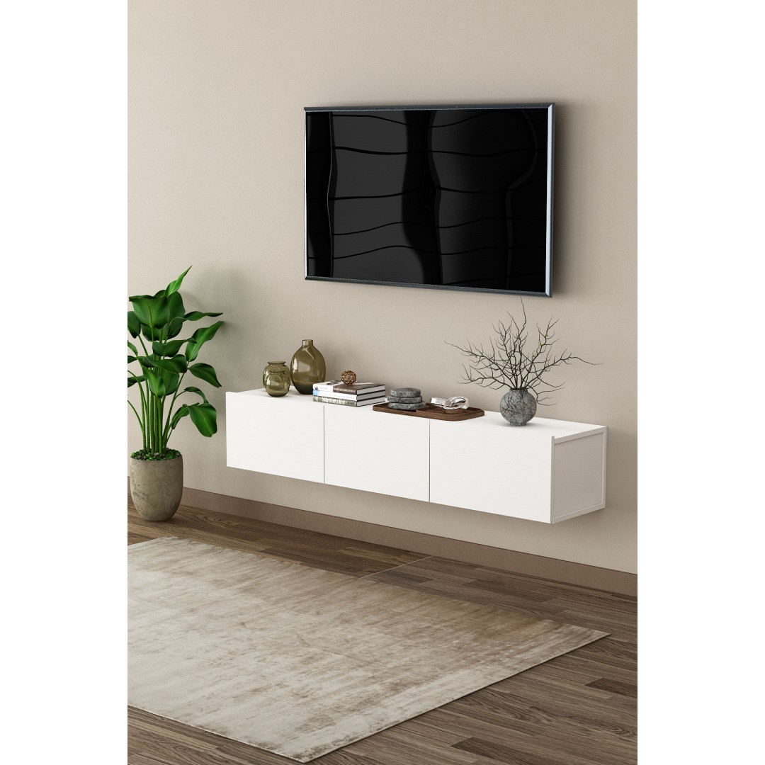 %100 MDFLAM TV Ünitesi TV Sehpası Duvara Monte T-27 %100 MDFLAM TV Ünitesi TV Sehpası Duvara Monte T-27