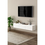 %100 MDFLAM TV Ünitesi TV Sehpası Duvara Monte T-27