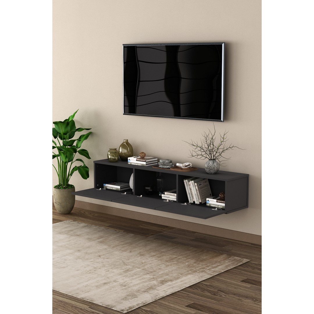 %100 MDFLAM TV Ünitesi TV Sehpası Duvara Monte T-27 %100 MDFLAM TV Ünitesi TV Sehpası Duvara Monte T-27