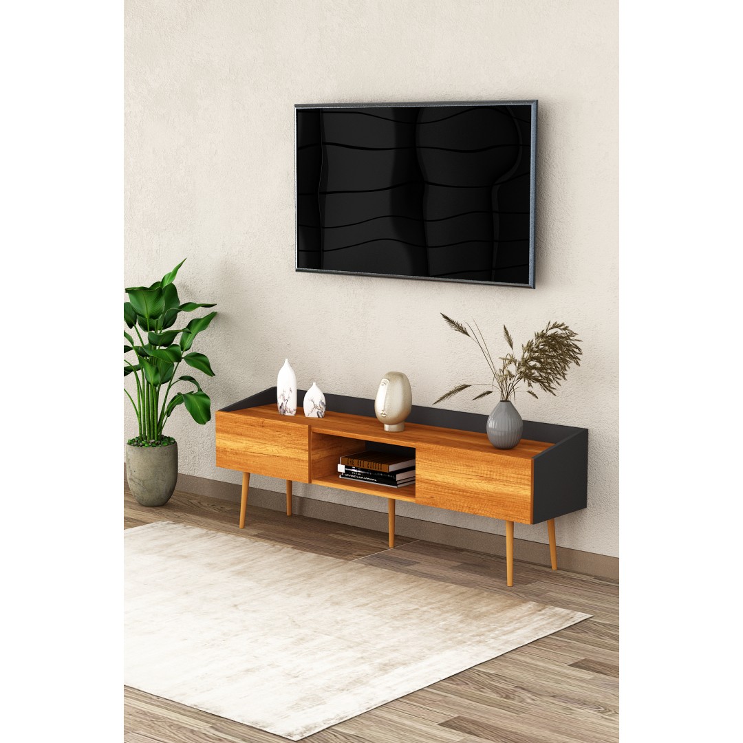 %100 MDFLAM TV Ünitesi TV Sehpası T-28 %100 MDFLAM TV Ünitesi TV Sehpası T-28