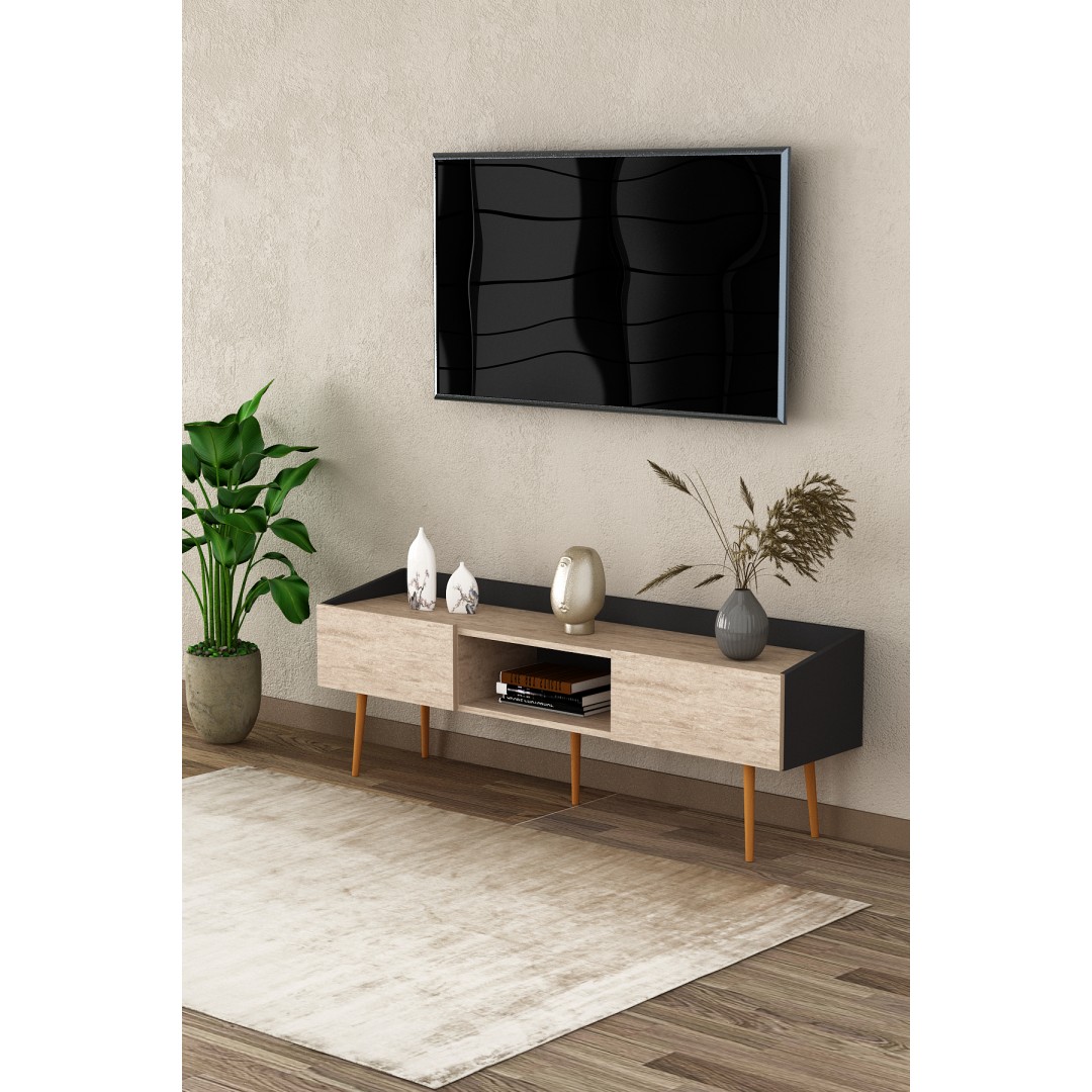 %100 MDFLAM TV Ünitesi TV Sehpası T-28 %100 MDFLAM TV Ünitesi TV Sehpası T-28