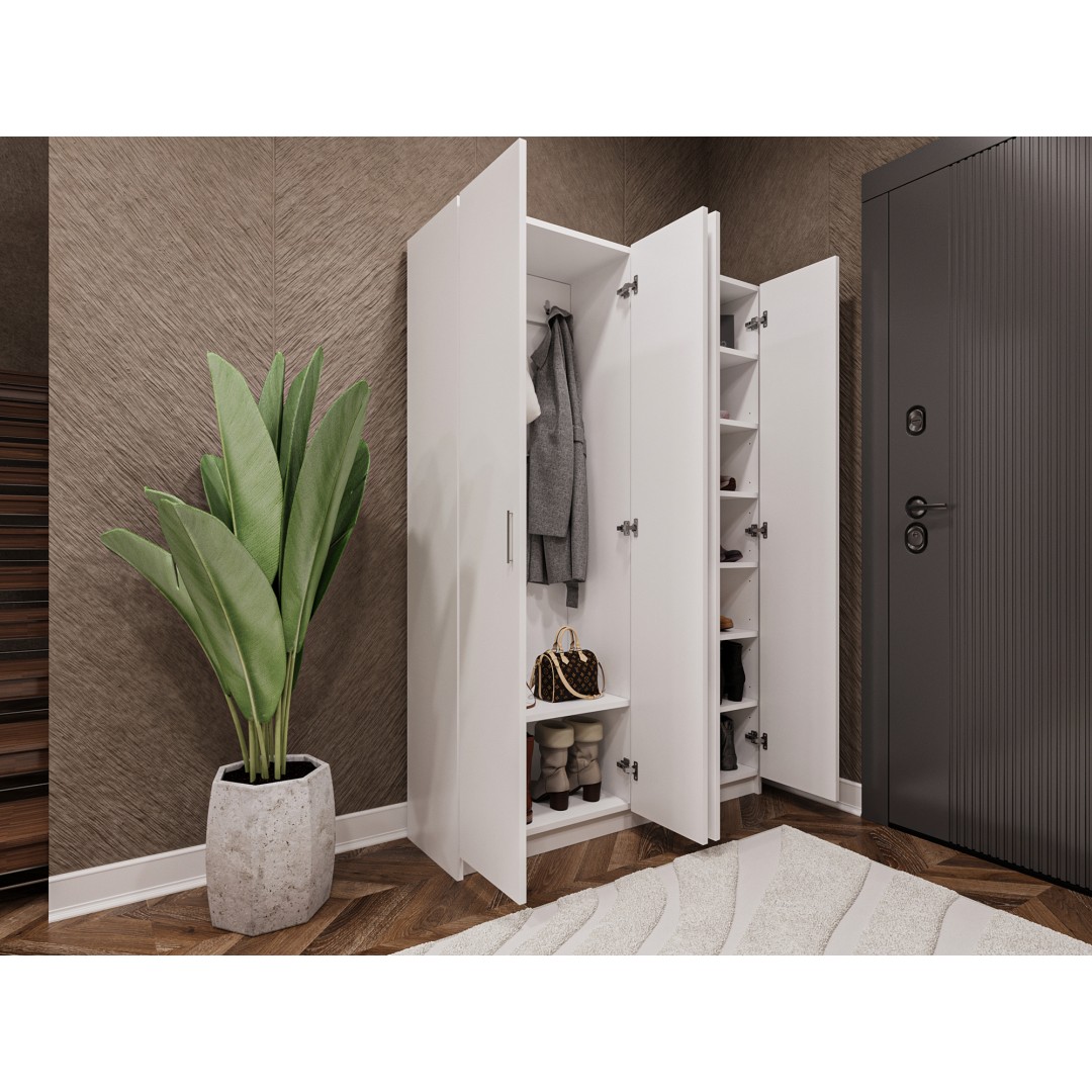 %100 MDFLAM Vestiyer & Portmanto V-08 (120cm)
