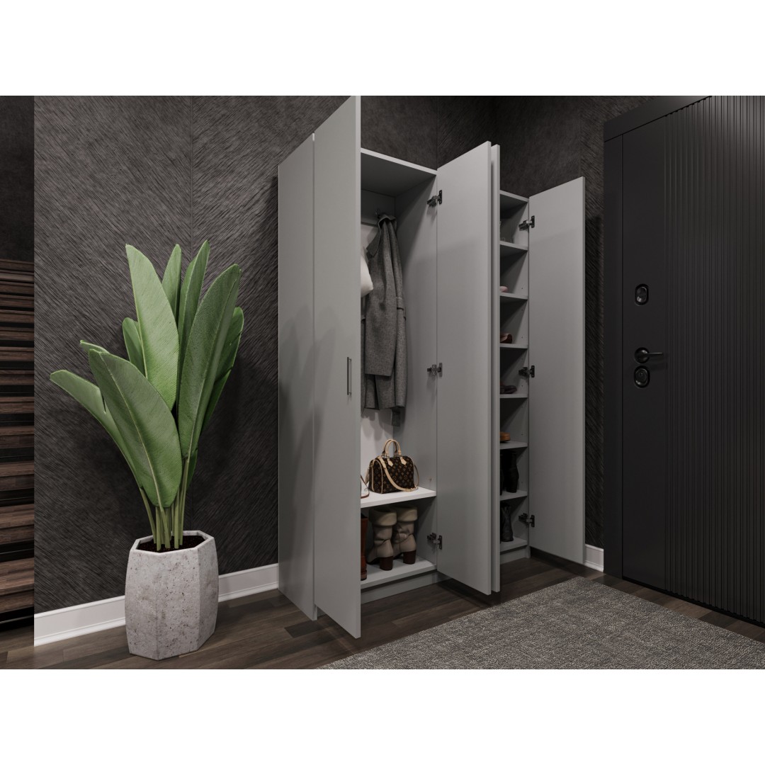 %100 MDFLAM Vestiyer & Portmanto V-08 (120cm)