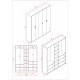 %100 MDFLAM Vestiyer & Portmanto V-09 (150cm) %100 MDFLAM Vestiyer & Portmanto V-09 (150cm)