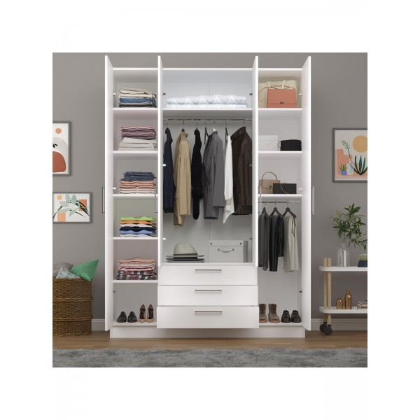 4 Kapaklı Gardırop 160cm 4 Kapaklı Gardırop 160cm