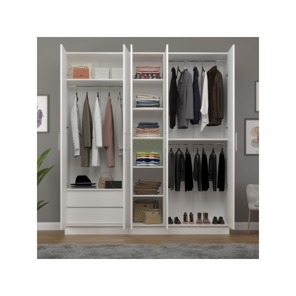 5 Kapaklı Gardırop 200cm 5 Kapaklı Gardırop 200cm