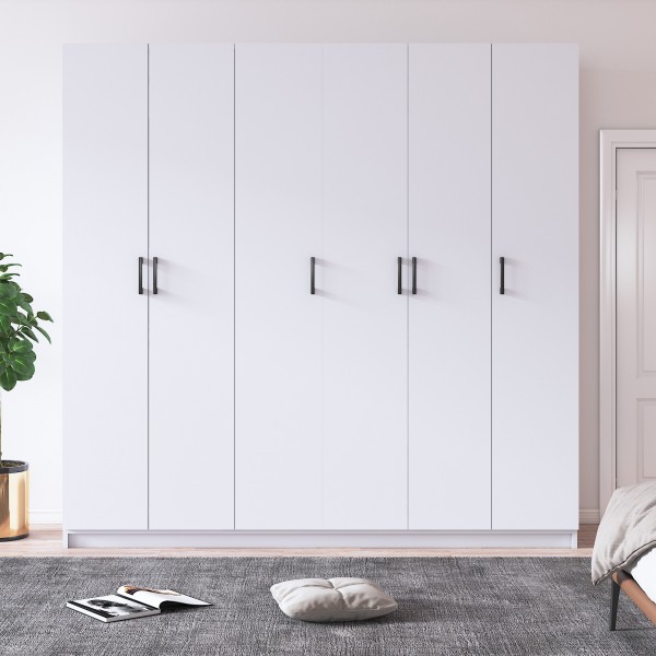 6 Kapaklı Gardırop 180×180×47 cm %100 MDFLAM Asra Trend G-06 (3 Renk Seçeneği) 6 Kapaklı Gardırop 180×180×47 cm %100 MDFLAM Asra Trend G-06 (3 Renk Seçeneği)