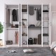 %100 MDFLAM 6 Kapaklı Gardrop 180cm G-06