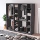 %100 MDFLAM 6 Kapaklı Gardrop 180cm G-06