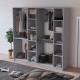 %100 MDFLAM 6 Kapaklı Gardrop 180cm G-06