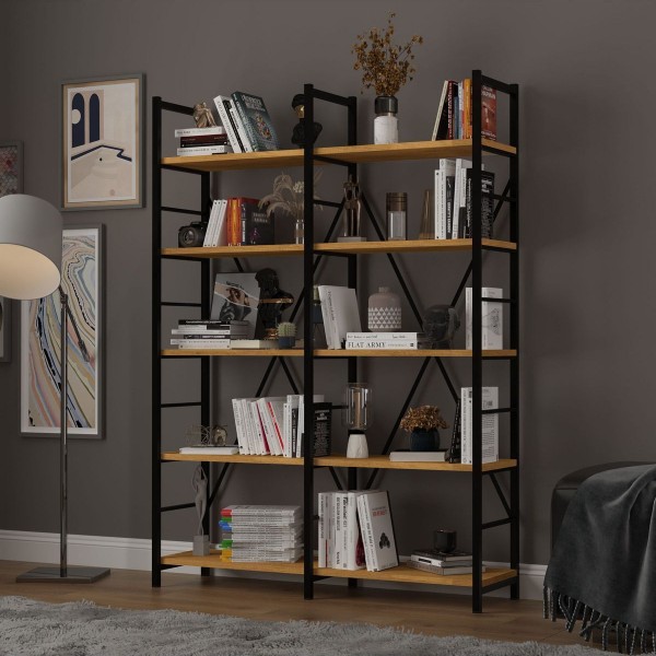 6 RAFLI METAL KİTAPLIK İKİ MODÜL 6 RAFLI METAL KİTAPLIK İKİ MODÜL