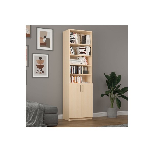 Asra Trend Akça Ağaç Kapaklı Kitaplık K-34 (MDFLAM) Asra Trend Akça Ağaç Kapaklı Kitaplık K-34 (MDFLAM)