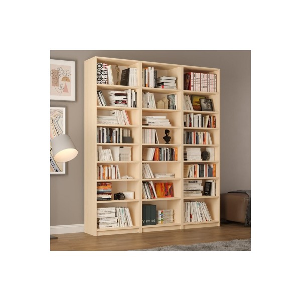Asra Trend Akça Ağaç Kitaplık K-23 (MDFLAM)