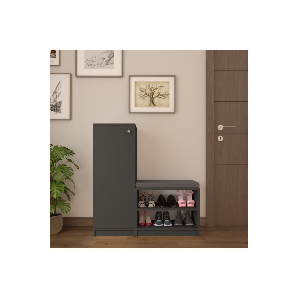 Asra Trend Antrasit Ayakkabılık A-18