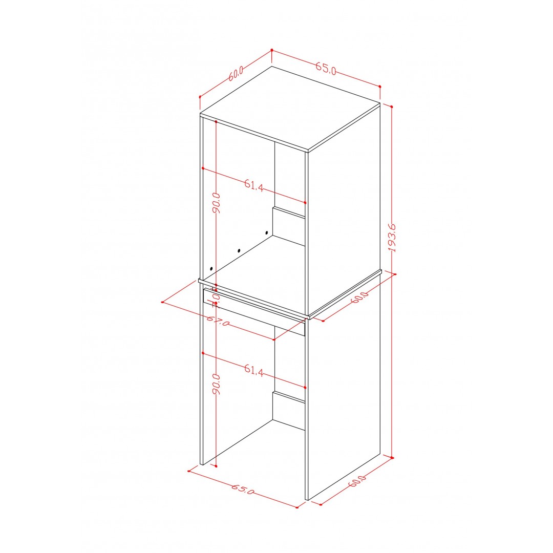 Asra Trend %100 MDF Çekmeceli Banyo Dolabı Çamaşır Makinesi+Kurutma Makinesi Dolabı BD-05 Asra Trend %100 MDF Çekmeceli Banyo Dolabı Çamaşır Makinesi+Kurutma Makinesi Dolabı BD-05
