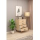 Asra Trend %100 MDFLAM 4 ÇEKMECELİ ŞİFONYER 65cm Asra Trend %100 MDFLAM 4 ÇEKMECELİ ŞİFONYER 65cm
