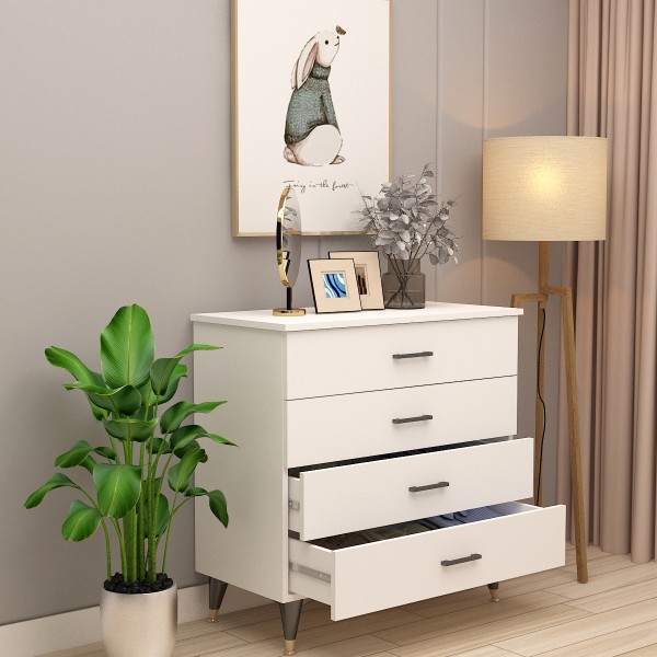 Asra Trend %100 MDFLAM 4 ÇEKMECELİ ŞİFONYER 90cm Asra Trend %100 MDFLAM 4 ÇEKMECELİ ŞİFONYER 90cm