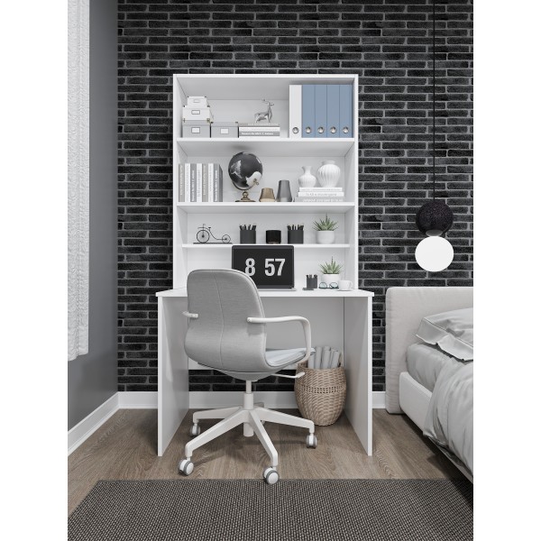 Asra Trend %100 MDFLAM Raflı Çalışma Masası Bilgisayar Ofis Ders Masası ÇM-03 Asra Trend %100 MDFLAM Raflı Çalışma Masası Bilgisayar Ofis Ders Masası ÇM-03